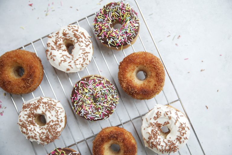 Baked vegan donuts - 3 ways